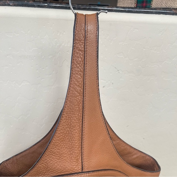 Authentic Rare Tory Burch All T Hobo Shoulder Bag Leather Purse Handbag - Picture 5 of 16